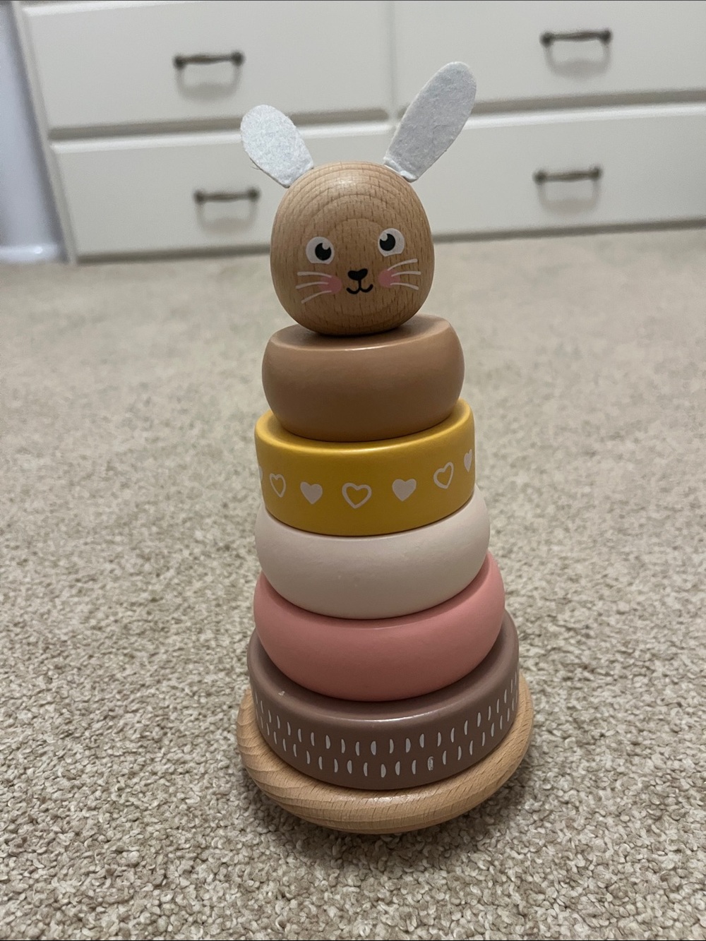 Wooden Stacking Bunny